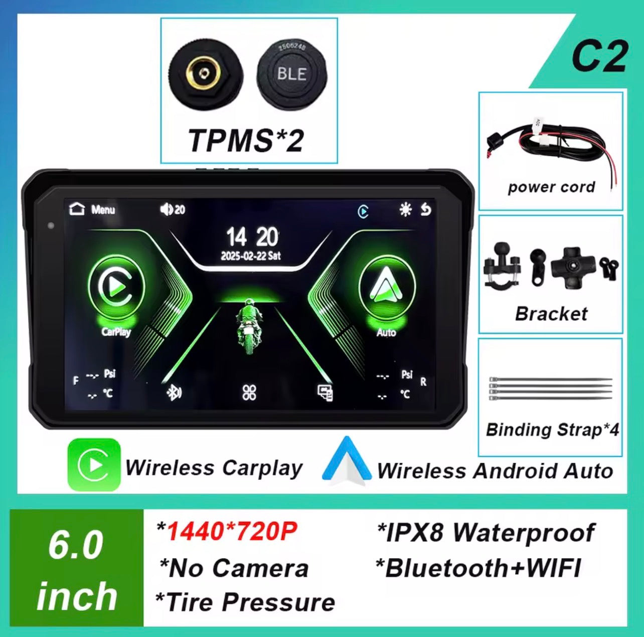 CarPlay 6" 2eme Generation Full Pack