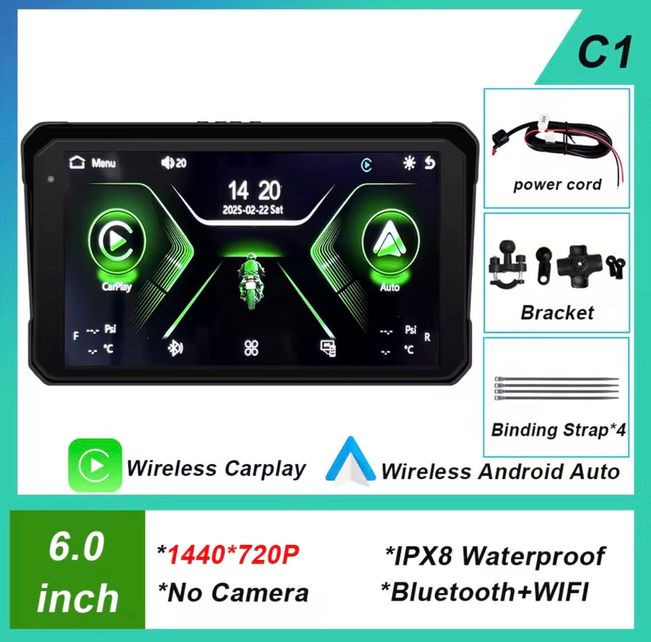 CarPlay 6" 2eme Generation Full Pack