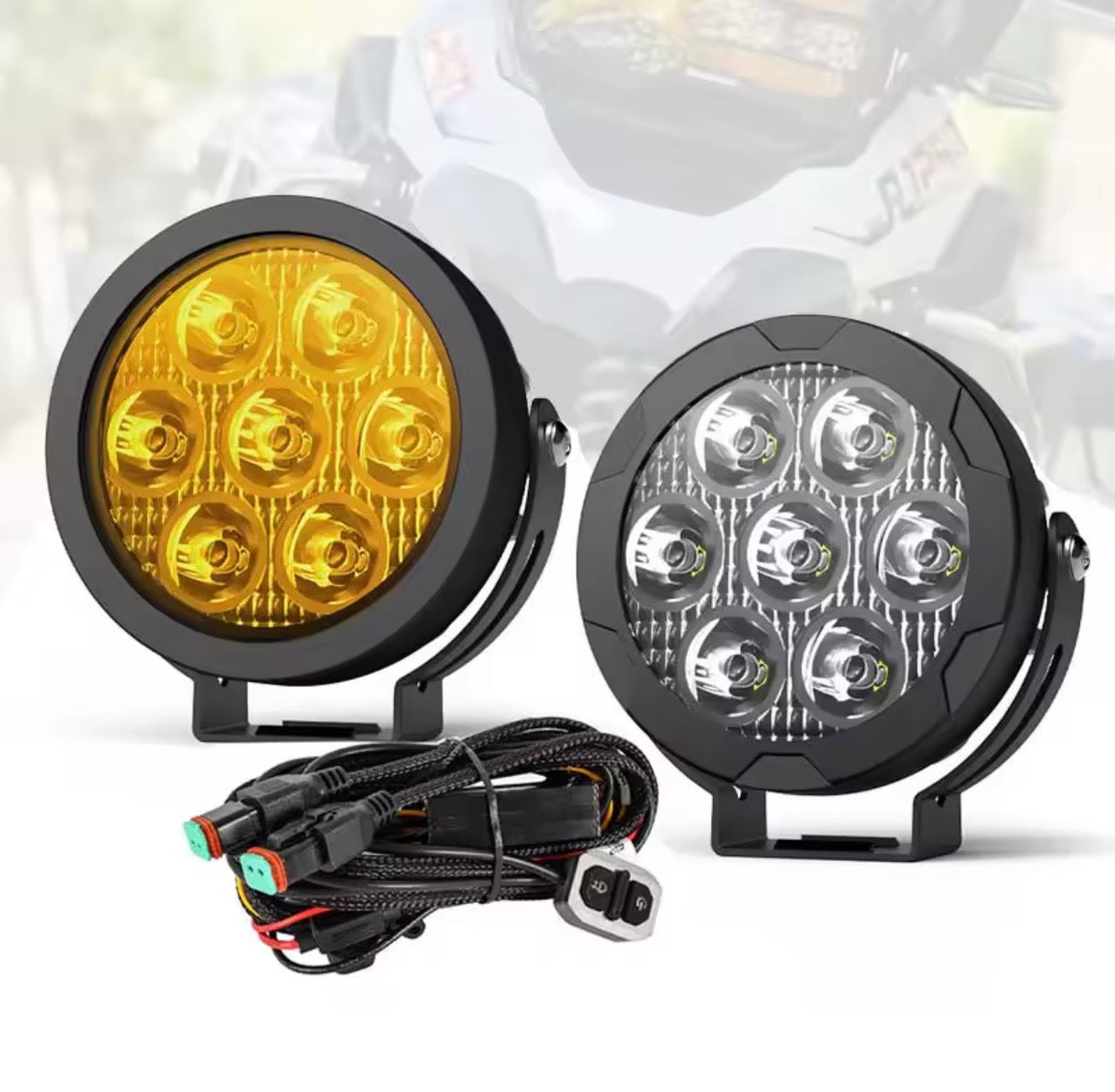 4.5” LED Auxiliary Fog Light – Powerful 60W Off-Road Lighting