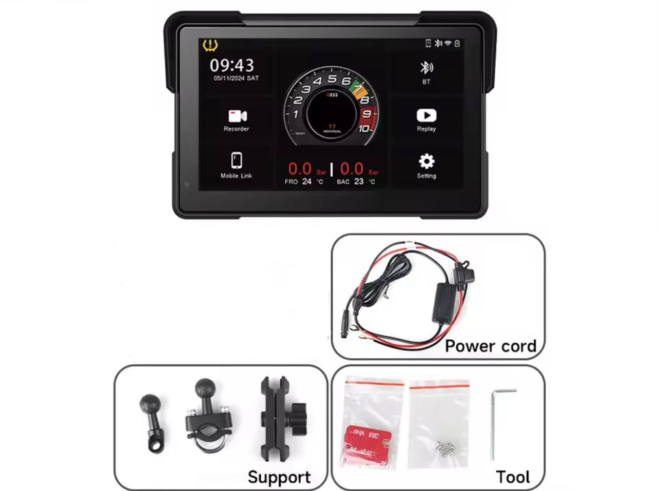 CarPlay 7" 2eme Generation Full Pack