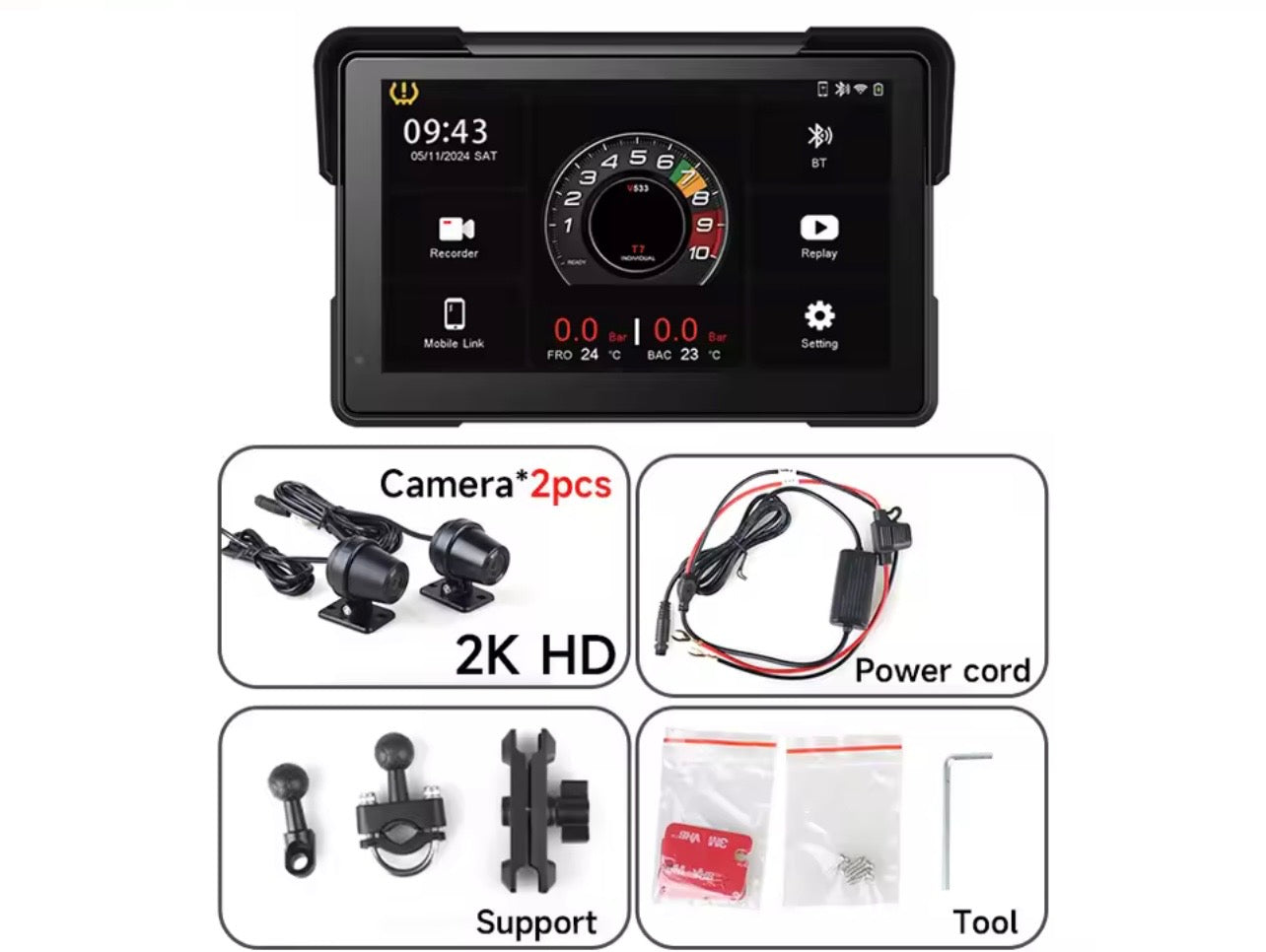 CarPlay 7" 2eme Generation Full Pack
